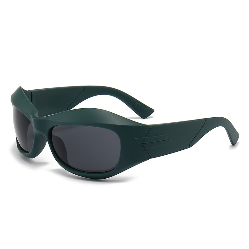 Wholesale Y2K Hip-hop Futuristic PC Sunglasses